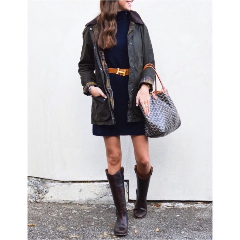 Frye Melissa Button Black Leather Knee High Boot - Picture 8 of 16